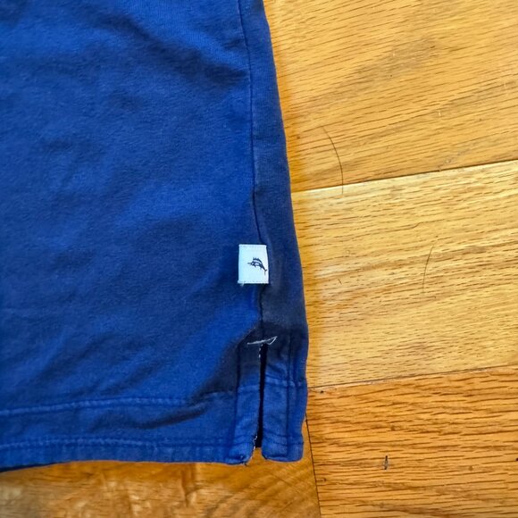 Tommy Bahama Toddler Boy's Navy Blue Short Sleeve Collared Polo Shirt Size  4T - Picture 3 of 5
